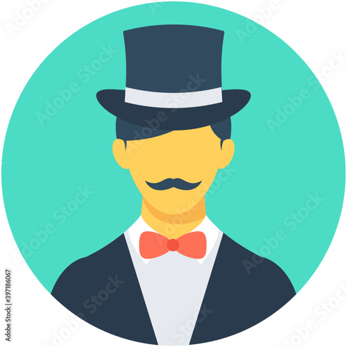 
Magician Vector Icon
