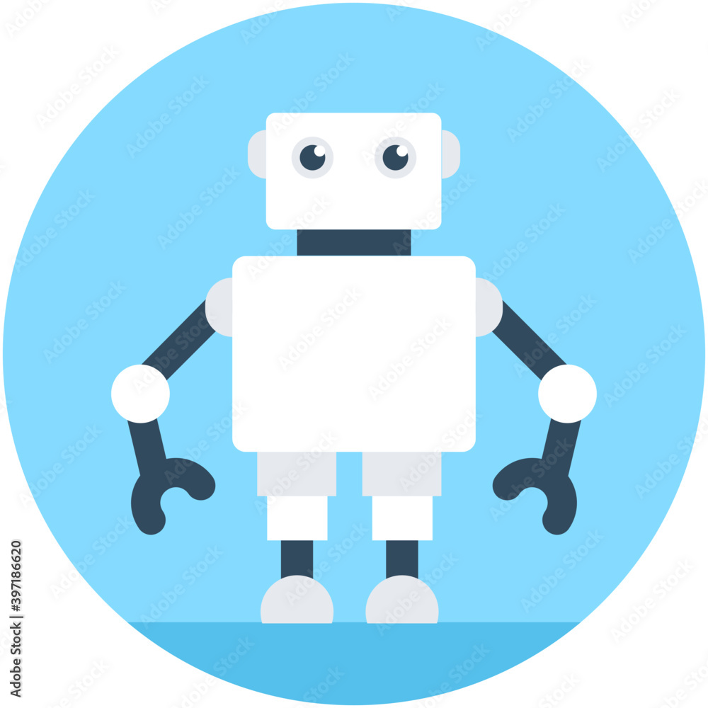 Robotics Flat Vector Icon
Robotics Flat Vector Icon