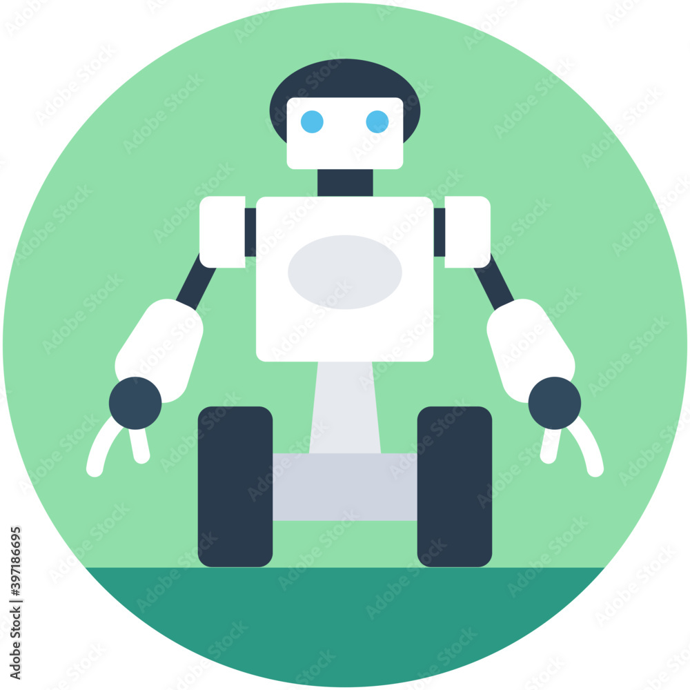 Robotics Flat Vector Icon
Robotics Flat Vector Icon