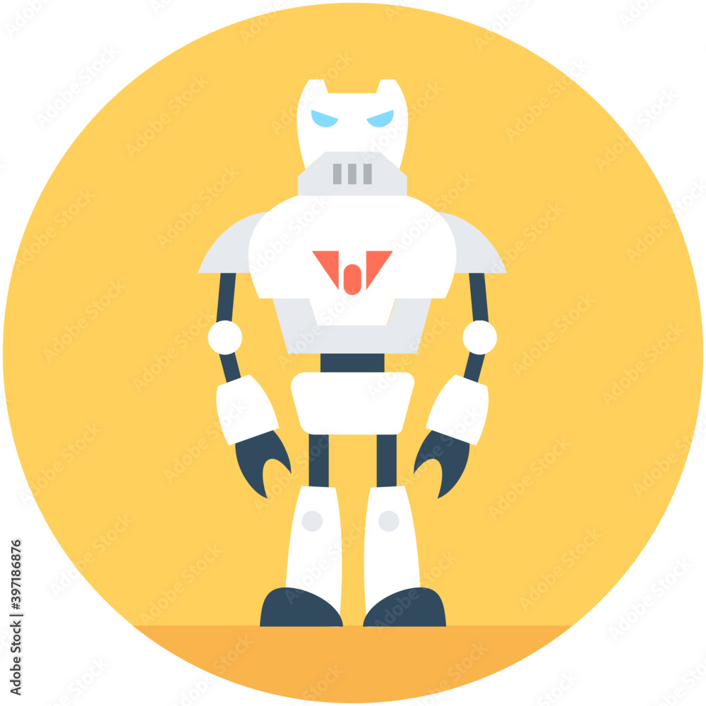 Robotics Flat Vector Icon
Robotics Flat Vector Icon