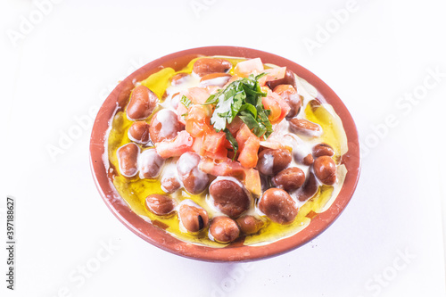 Εκτύπωση καμβά foul or ful Modammas Fava Beans Traditional Dish of Beans for all arab - White b