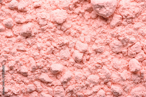 Wallpaper Mural Pink texture of loose blush close up. Loose powdery make-up product. Broken compact powder close-up. Beauty cosmetic mineral organic product. Torontodigital.ca