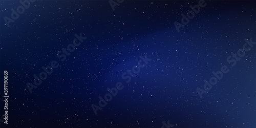 Star and star dust in deep universe. Abstract space background. Vector illustration. © KICKINN