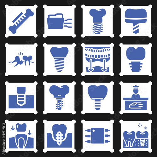 16 pack of shunt  filled web icons set