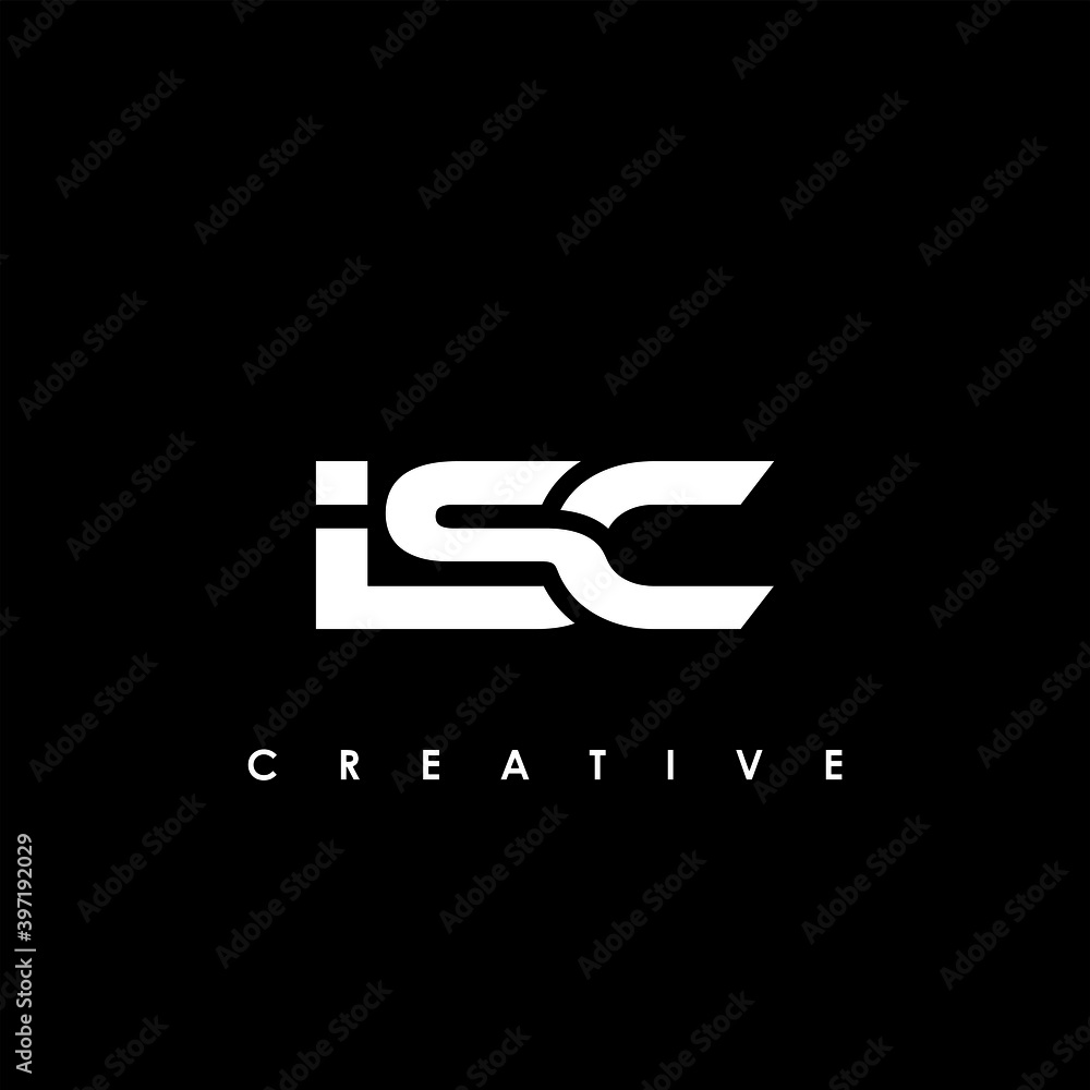 ISC Letter Initial Logo Design Template Vector Illustration	
 - obrazy, fototapety, plakaty 