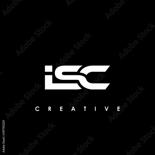 ISC Letter Initial Logo Design Template Vector Illustration	
 photo