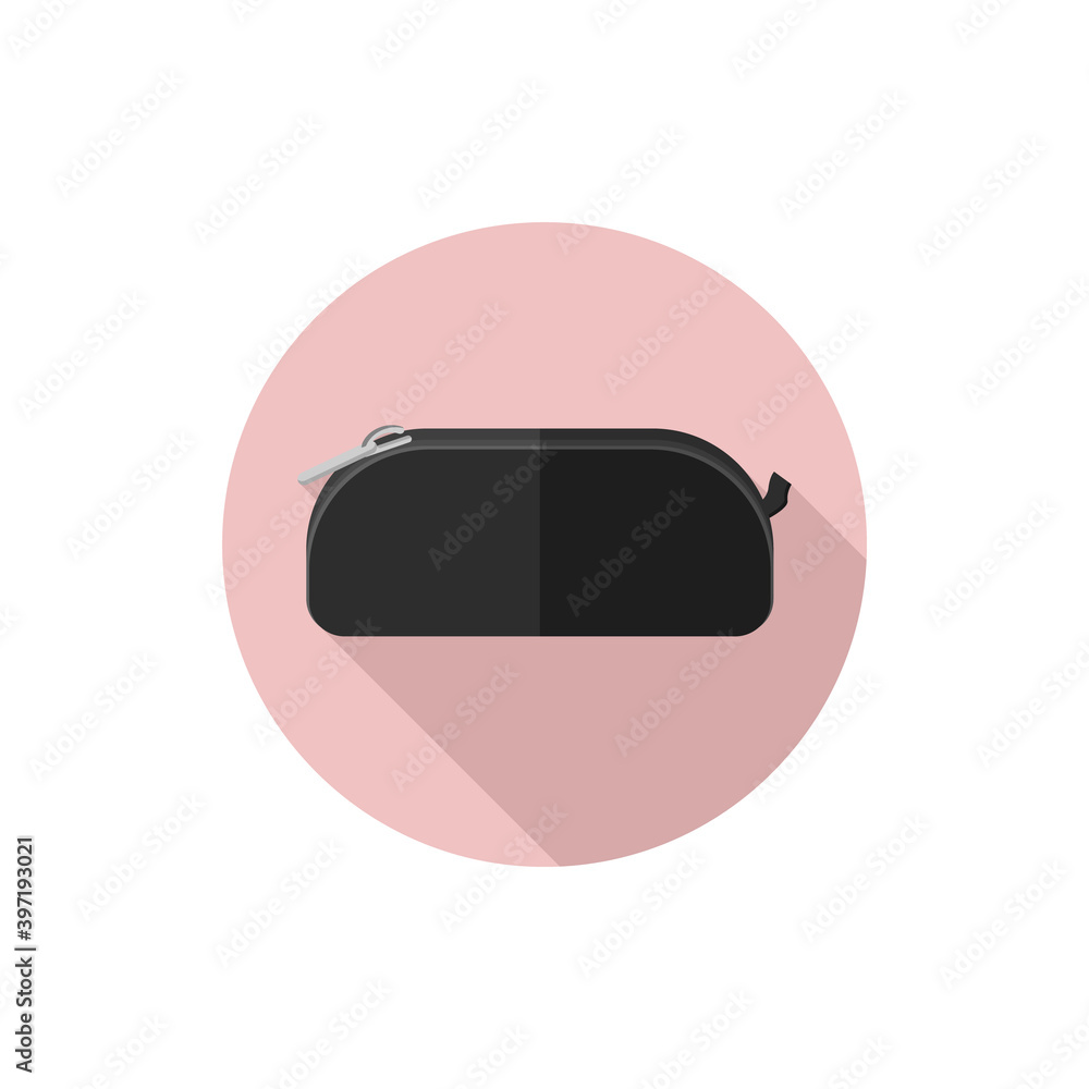 Vector flat design icon Pencil Case Vector flat design icon Pencil Case
