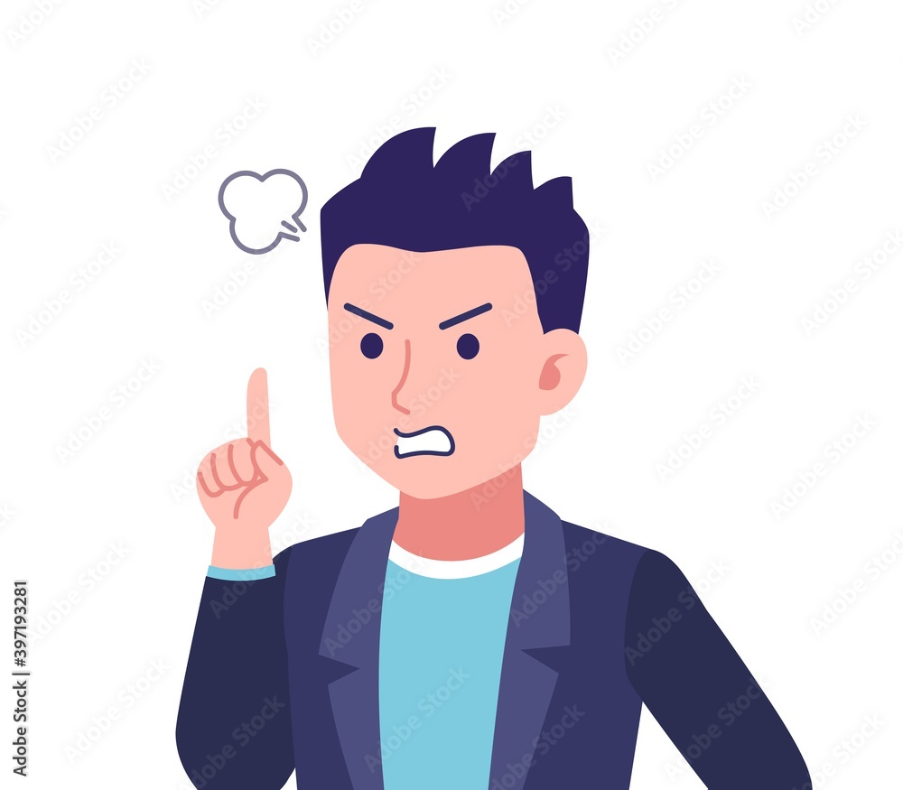 Short-haired man in a dark blue jacket Short-haired man in a dark blue jacket