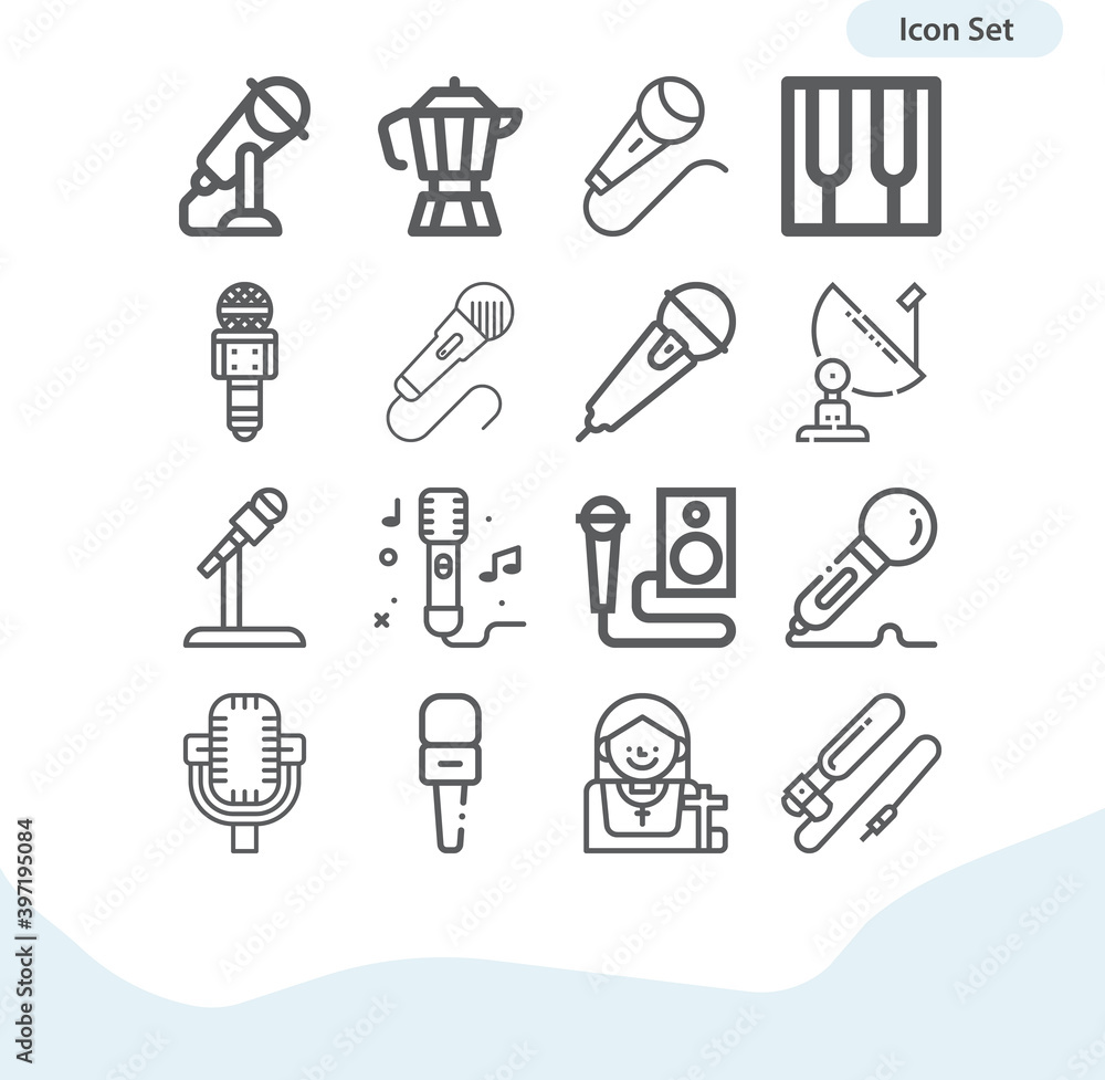 Simple set of live related lineal icons. Simple set of live related lineal icons.