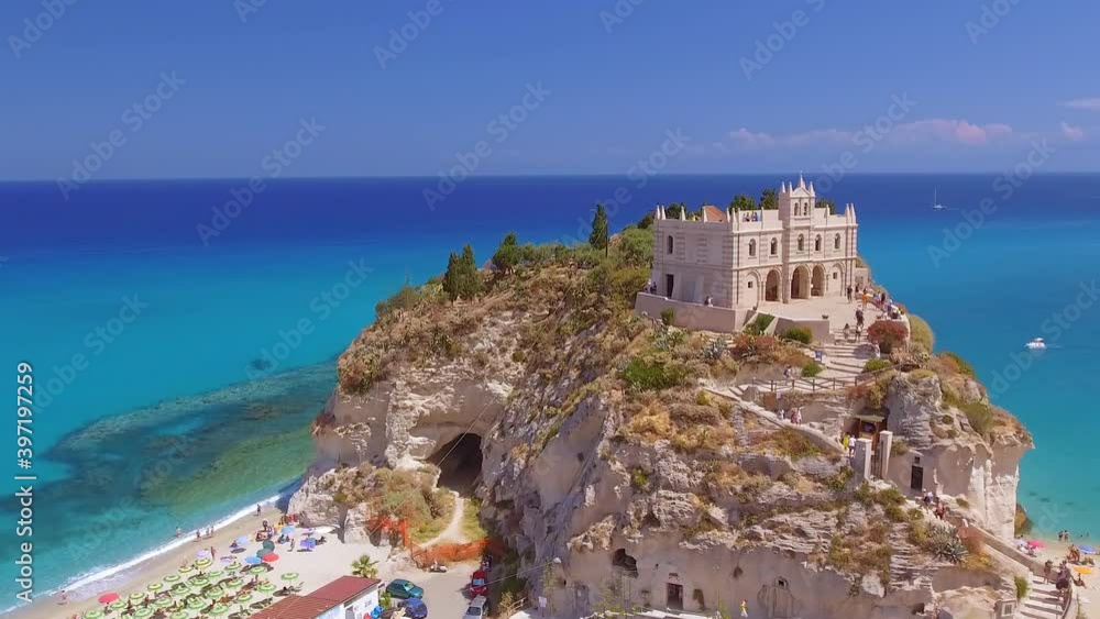 Tropea, Calabria. Southern Italian coastline in summer season Tropea, Calabria. Southern Italian coastline in summer season