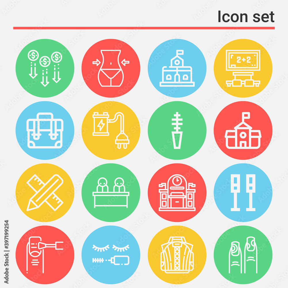 16 pack of polish lineal web icons set 16 pack of polish lineal web icons set