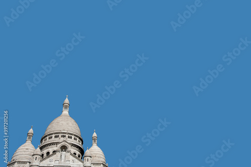 Elevated view of Sacre Coeur in Paris