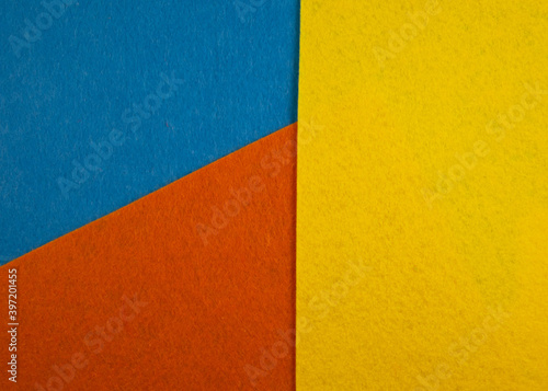 Felt of different colors for the background of your design. Background and texture concept.