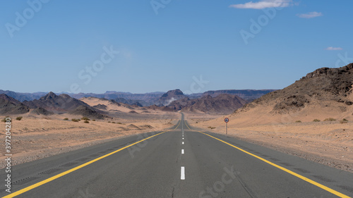road in the desert, Al Ala, Saudi Arabia