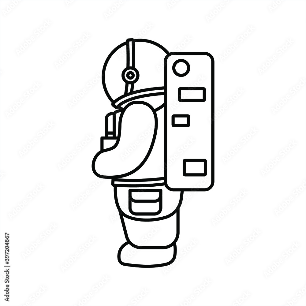 astronaut icon. space sign. Vector illustration astronaut icon. space sign. Vector illustration