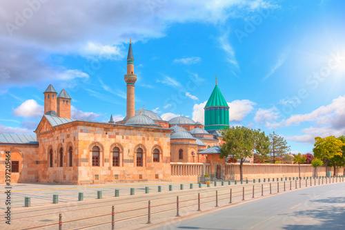 Mevlana mosque in Konya, Turkey