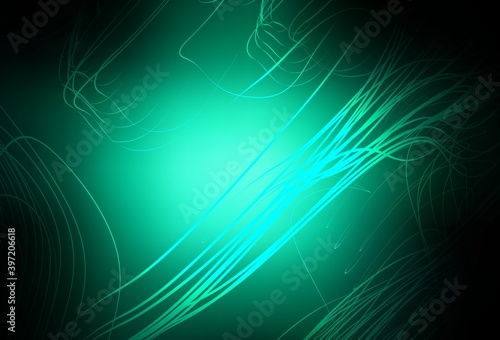 Dark Green vector modern elegant backdrop.