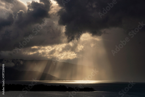 Turbulent sky Hardangerfjord