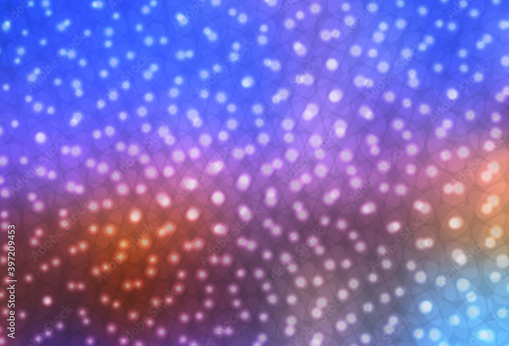 Light Blue, Yellow vector background with spots. Light Blue, Yellow vector background with spots.