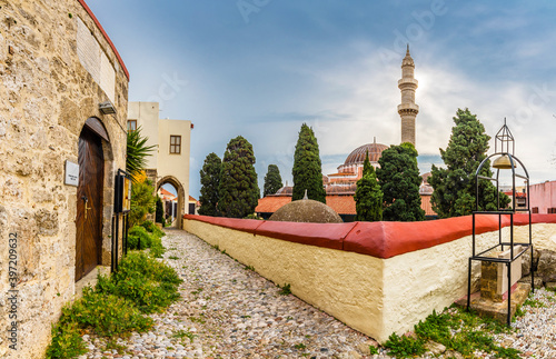 Fototapeta Naklejka Na Ścianę i Meble -  Suleiman Mosque in Rhodes Island