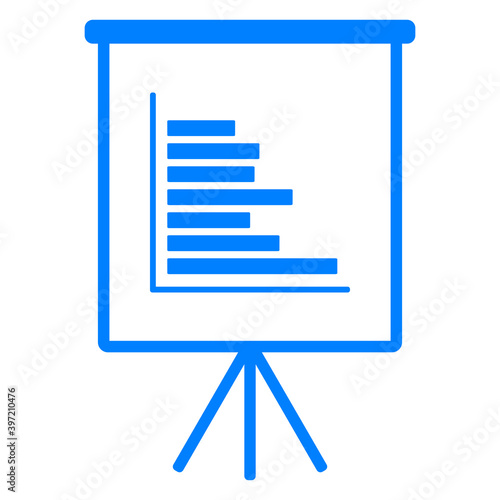Diagramm und Flipchart