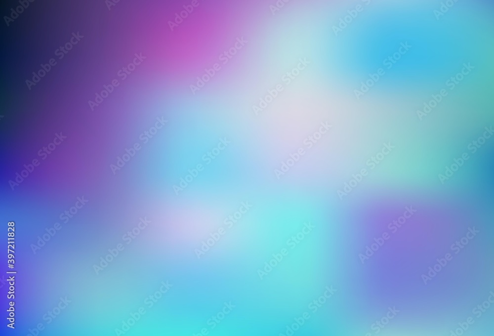 Light Pink, Blue vector colorful blur background.
