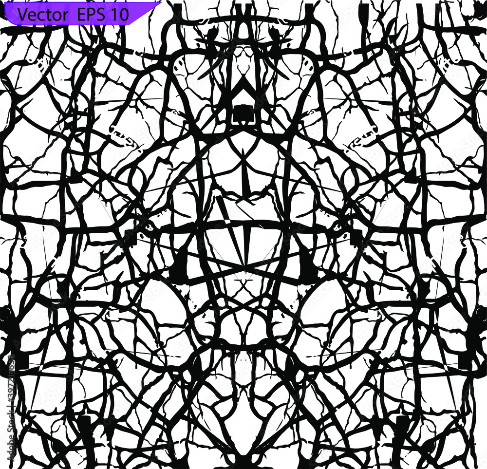 Obraz premium Vector texture with many cracks and scratches. Crackle. Grunge texture abstract background. The cracks texture. Grunge textures set. Distressed Effect. Grunge Background. 