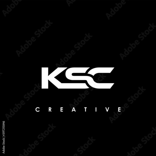 KSC Letter Initial Logo Design Template Vector Illustration	
 photo