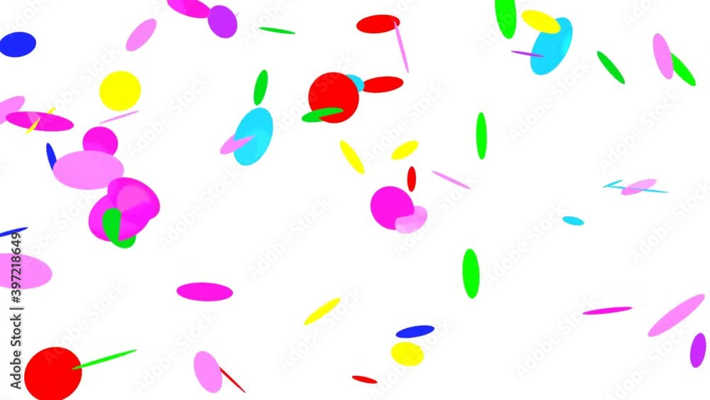 colorful confetti on white colorful confetti on white