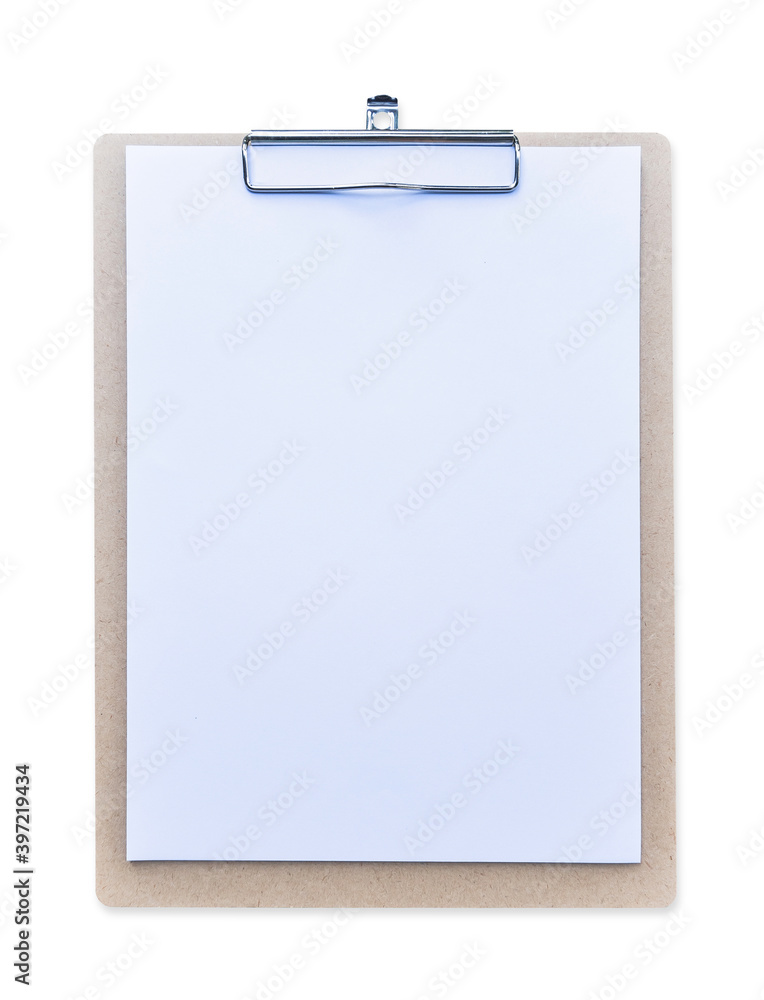 Clipboard mockup for letterhead background, clip note pad mock up with ...