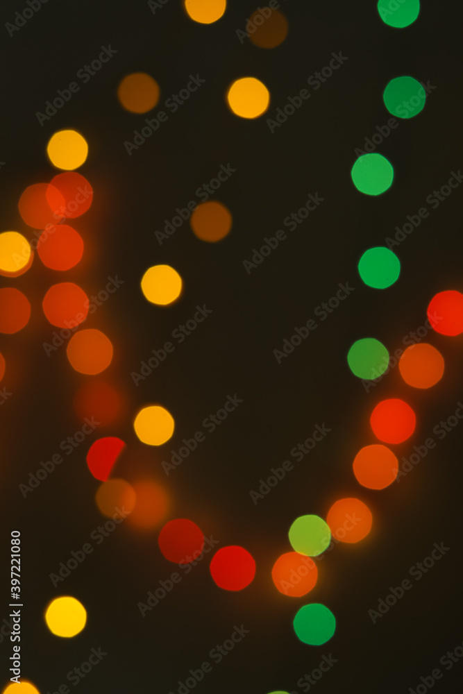 Beautiful blurred light bokhe for background material