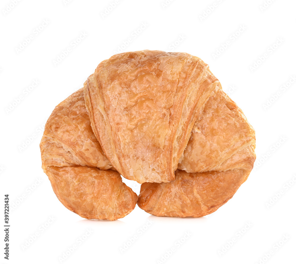 croissant isolated on white background croissant isolated on white background