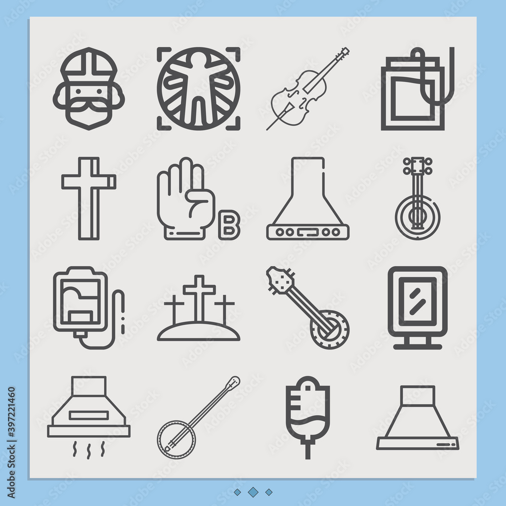 Simple set of ancestry related lineal icons. Simple set of ancestry related lineal icons.