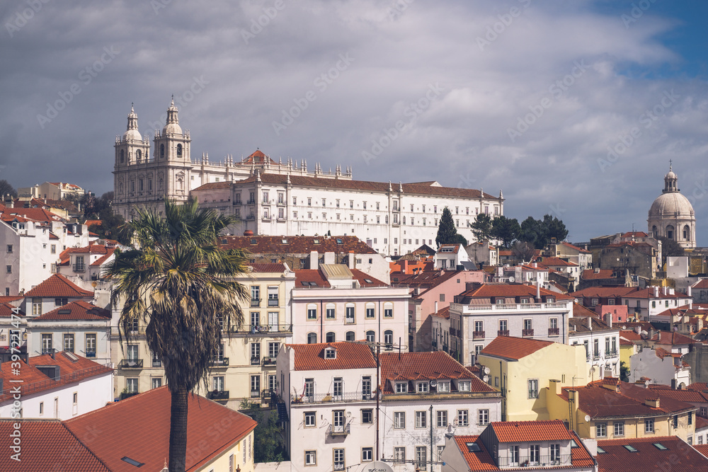 Historical center of Lisbon, Portugal.