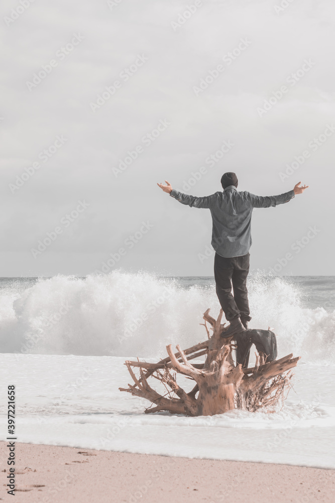 This photo was taken in one day when the sea was very rough, in this place the sea is very beautiful is located in southern Italy This photo was taken in one day when the sea was very rough, in this place the sea is very beautiful is located in southern Italy