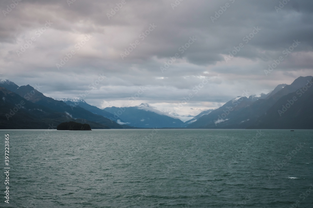 Nelson Bay on the ferry to Cordova, Alaska.