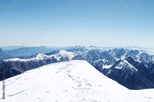 the top of Kazbegi photo