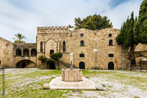 Fototapeta Naklejka Na Ścianę i Meble -  The Memorial in the Square of Hebrew Martyrs in Rhodes Island