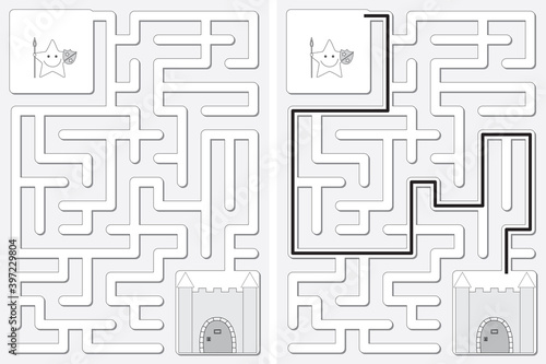 Easy little star maze