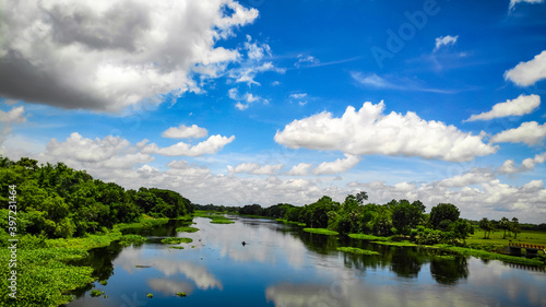 clouds over the river © Mostafa