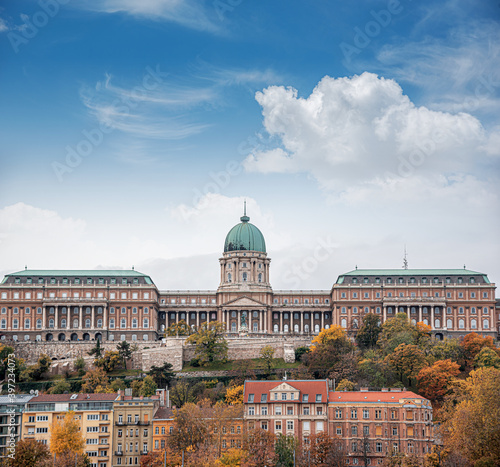 View of the Royal Palace in Budapest, Hungary. Buda Castle. © Denis Rozhnovsky