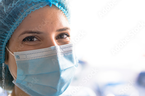 Happy Medical Surgical Doctor and Health Care, Portrait of Surgeon Doctor in PPE Equipment on Isolated Background. 