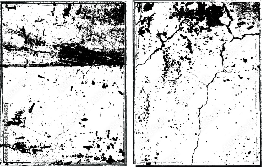 custom made wallpaper toronto digitalSet of Grunge Black and White Frames . textured rectangles for image