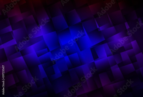 Dark Blue, Red vector low poly texture.