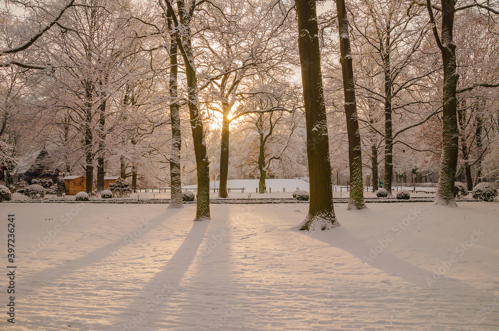 Winter in Hannover - Hermann-Löns-Park Winter in Hannover - Hermann-Löns-Park