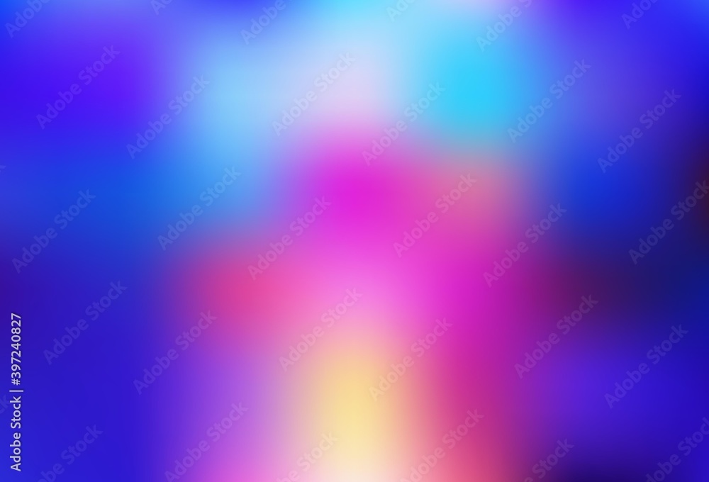 Fototapeta premium Light Blue, Red vector blurred bright pattern.