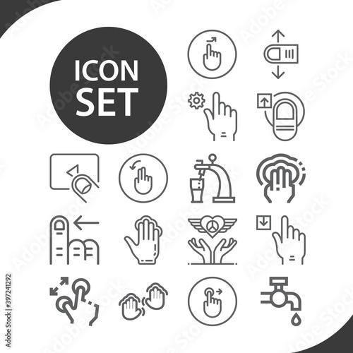 Simple set of revenge related lineal icons.