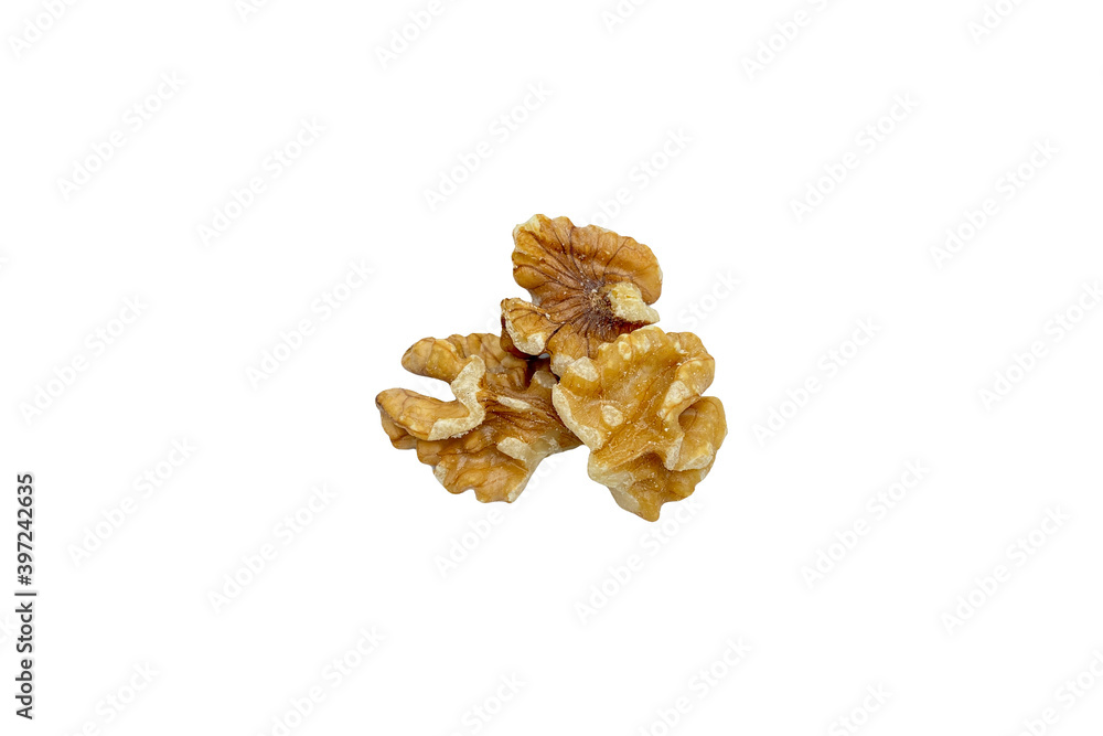 Walnuts isolated on white background Walnuts isolated on white background