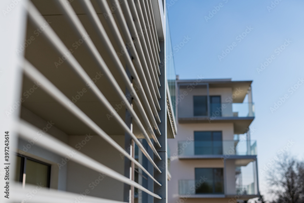 external window blinds - modern construction