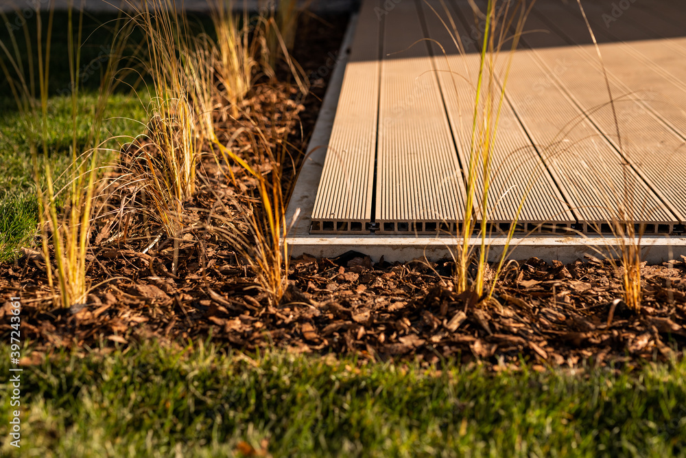 terrace boards - practical use - garden cleaning